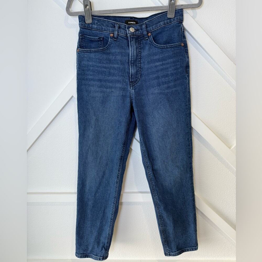 Express High Rise Mom Jean Stretch Size 4